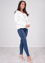 Load image into Gallery viewer, Cherie White Lace Knit - The Walk in Wardrobe