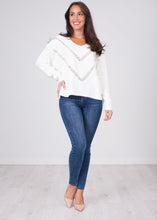 Load image into Gallery viewer, Cherie White Lace Knit - The Walk in Wardrobe