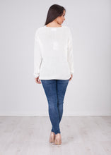 Load image into Gallery viewer, Cherie White Lace V-Neck Top - The Walk in Wardrobe