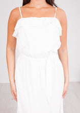 Load image into Gallery viewer, Cherie White Midi Dress - The Walk in Wardrobe