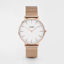 Load image into Gallery viewer, Cluse - La Boheme Mesh Rose Gold - The Walk in Wardrobe
