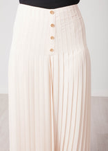 Load image into Gallery viewer, Aliyah Cream Pleated Trousers