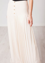 Load image into Gallery viewer, Aliyah Cream Pleated Trousers