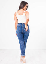 Load image into Gallery viewer, &#39;Emily&#39; Distressed Mom Jeans - The Walk in Wardrobe
