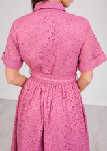 Load image into Gallery viewer, Emily Purple Lace Dress - The Walk in Wardrobe