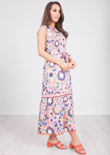 Load image into Gallery viewer, Emily Sleeveless Printed Dress - The Walk in Wardrobe