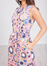Load image into Gallery viewer, Emily Sleeveless Printed Dress - The Walk in Wardrobe