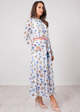 Load image into Gallery viewer, Emily White Printed Dress - The Walk in Wardrobe