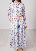 Load image into Gallery viewer, Emily White Printed Dress - The Walk in Wardrobe