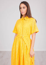 Load image into Gallery viewer, Emily Yellow Lace Dress - The Walk in Wardrobe