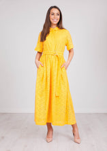Load image into Gallery viewer, Emily Yellow Lace Dress - The Walk in Wardrobe