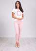 'Emma' Pink Skinny Jeans - The Walk in Wardrobe
