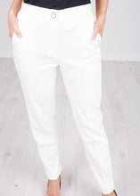 Load image into Gallery viewer, Eva Cream Luxe Trousers - The Walk in Wardrobe