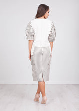 Load image into Gallery viewer, Eva Cream Stripe Two Piece - The Walk in Wardrobe