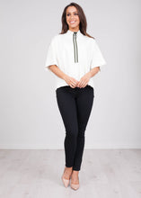 Load image into Gallery viewer, Eva Cream Zip Top - The Walk in Wardrobe