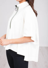 Load image into Gallery viewer, Eva Cream Zip Top - The Walk in Wardrobe
