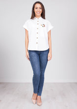Load image into Gallery viewer, Eva Embellished Pocket Shirt - The Walk in Wardrobe