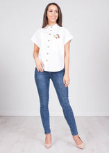 Load image into Gallery viewer, Eva Embellished Pocket Shirt - The Walk in Wardrobe