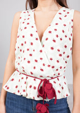 Load image into Gallery viewer, Eva Mint &amp; Burgundy Top - The Walk in Wardrobe
