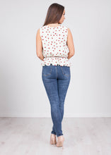 Load image into Gallery viewer, Eva Mint &amp; Burgundy Top - The Walk in Wardrobe