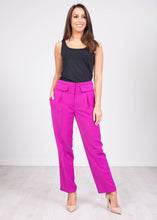 Load image into Gallery viewer, Eva Purple Trousers - The Walk in Wardrobe