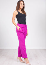 Load image into Gallery viewer, Eva Purple Trousers - The Walk in Wardrobe