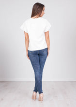 Load image into Gallery viewer, Eva T-Shirt With Embellishment - The Walk in Wardrobe