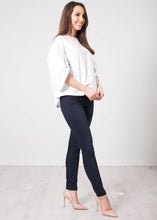 Load image into Gallery viewer, Eva White Embellished Top - The Walk in Wardrobe