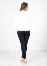 Load image into Gallery viewer, Eva White Origami Top - The Walk in Wardrobe