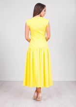 Load image into Gallery viewer, Eva Yellow Dress - The Walk in Wardrobe
