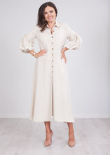 Load image into Gallery viewer, Faye Cream Midi Dress - The Walk in Wardrobe