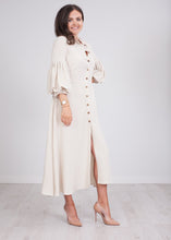 Load image into Gallery viewer, Faye Cream Midi Dress - The Walk in Wardrobe
