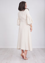 Load image into Gallery viewer, Faye Cream Midi Dress - The Walk in Wardrobe