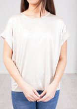 Load image into Gallery viewer, Faye Shimmer Dip Hem Top - The Walk in Wardrobe