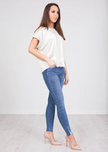 Load image into Gallery viewer, Faye Shimmer Dip Hem Top - The Walk in Wardrobe