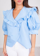 Load image into Gallery viewer, FiFi Blue Top - The Walk in Wardrobe