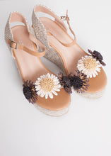 Load image into Gallery viewer, FiFi Flower Wedges - The Walk in Wardrobe