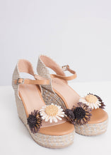 Load image into Gallery viewer, FiFi Flower Wedges - The Walk in Wardrobe