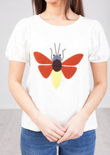 Load image into Gallery viewer, Frankie Bee Puff Sleeve T-Shirt - The Walk in Wardrobe