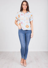 Load image into Gallery viewer, Frankie Blue Floral Shirt - The Walk in Wardrobe