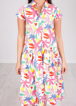 Load image into Gallery viewer, Frankie Floral Printed Shirt Dress - The Walk in Wardrobe