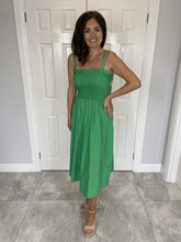 Load image into Gallery viewer, Frankie Green Cut Out Midi - The Walk in Wardrobe