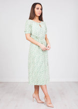 Load image into Gallery viewer, Frankie Green Polka Dot Dress - The Walk in Wardrobe