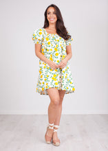 Load image into Gallery viewer, Frankie Lemon Mini Dress - The Walk in Wardrobe