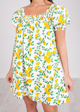 Load image into Gallery viewer, Frankie Lemon Mini Dress - The Walk in Wardrobe