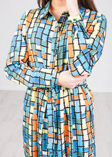 Load image into Gallery viewer, Frankie Multicoloured Midi Dress - The Walk in Wardrobe