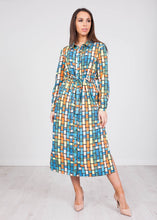 Load image into Gallery viewer, Frankie Multicoloured Midi Dress - The Walk in Wardrobe