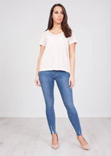 Load image into Gallery viewer, Frankie Pink Stripe T-Shirt - The Walk in Wardrobe