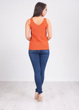 Load image into Gallery viewer, Frankie Rust Vest Top - The Walk in Wardrobe