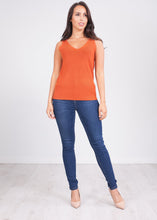 Load image into Gallery viewer, Frankie Rust Vest Top - The Walk in Wardrobe